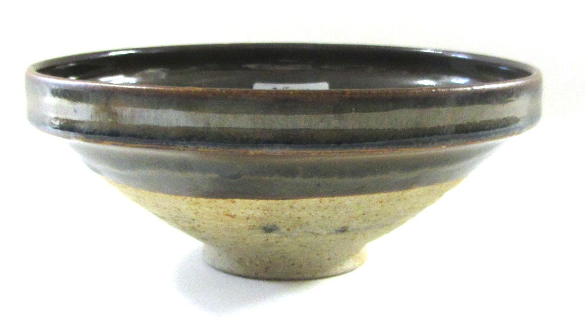 Appraisal: A Henan pottery bowl probably Song dynasty of conical form