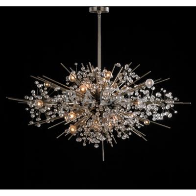 Appraisal: J L LOBMEYR Large radiant chandelier Austria s Chromed and