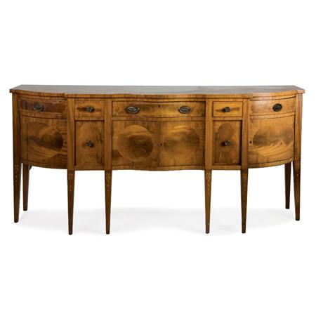 Appraisal: Federal Style Inlaid Mahogany Sideboard Estimate nbsp nbsp nbsp -