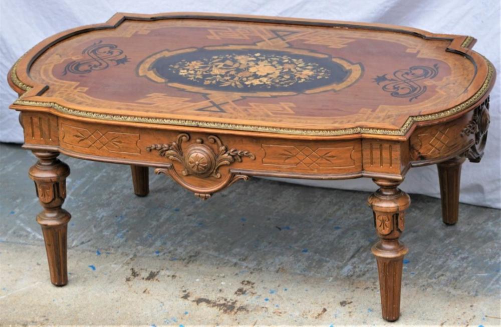 Appraisal: AESTHETIC STYLE PARLOR TABLE HERTER BROS ATTR Attributed to Herter