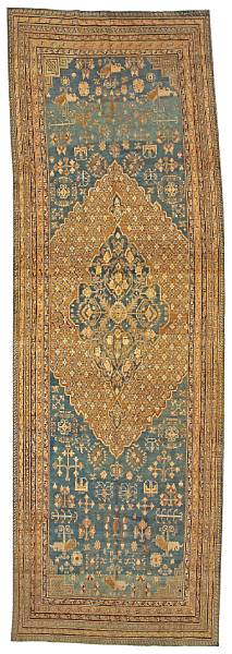 Appraisal: A Khotan carpet China late th century size approximately ft