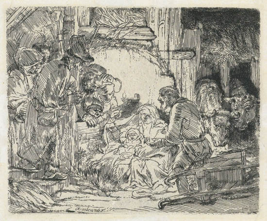 Appraisal: REMBRANDT VAN RIJN The Adoration of the Shepherds with the