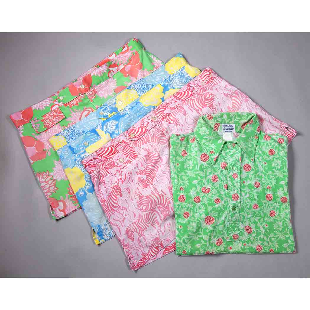 Appraisal: Collection of Resort Attire by Lilly Pulitzer Comprising two pairs