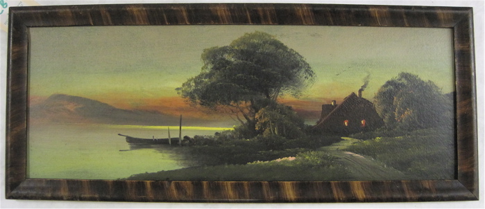 Appraisal: ROBERT W WOOD OIL ON PANEL California - stamped verso