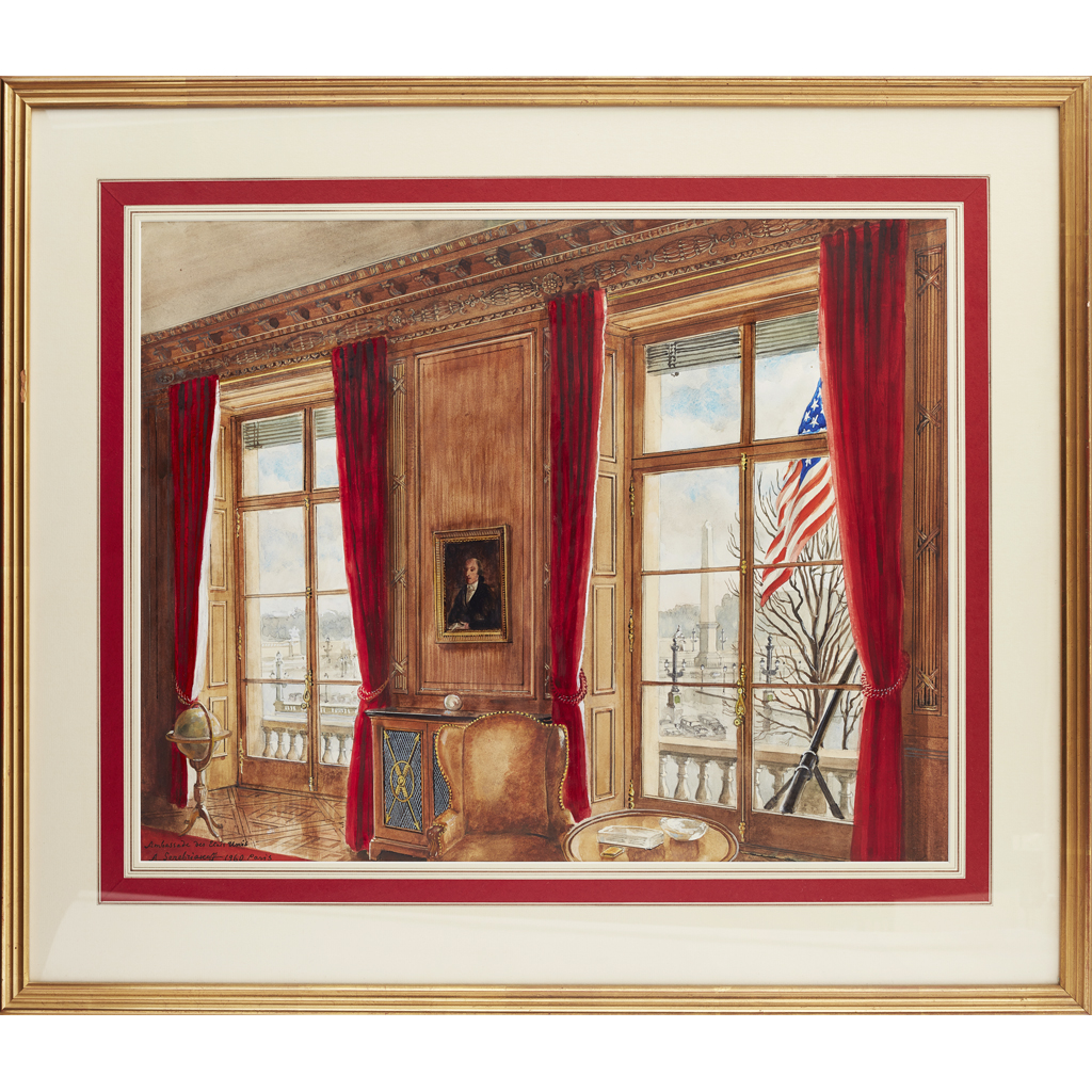 Appraisal: ALEXANDRE BORISOVICH SEREBRIAKOFF RUSSIAN - AMBASSADE DES TATS UNIS signed