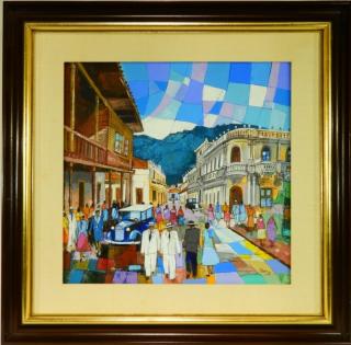 Appraisal: American Modernist O C Street Scene Painting UNITED STATES TH