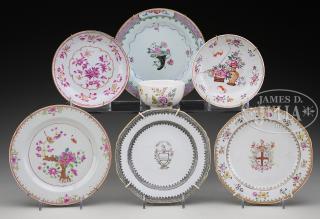 Appraisal: LOT OF EXPORT PORCELAIN China th century The lot consists