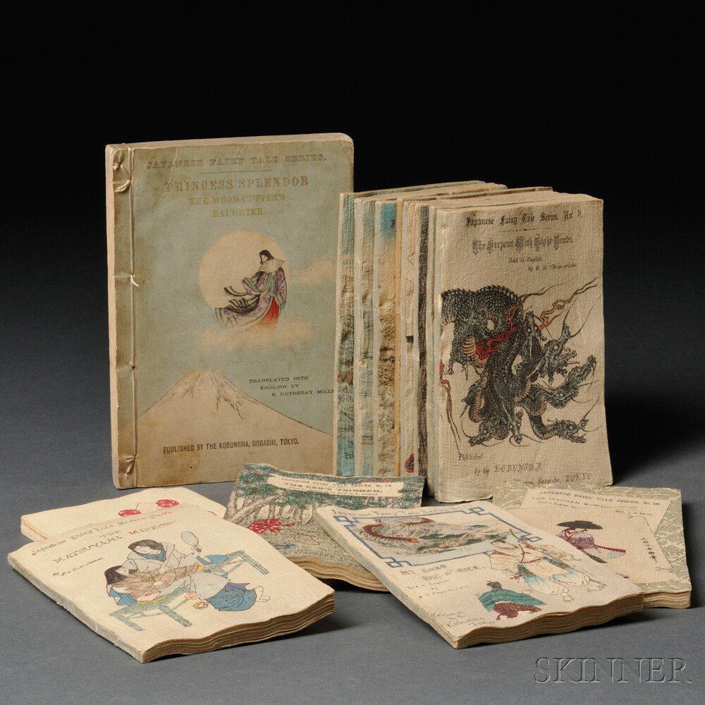 Appraisal: Japanese Fairy Tales Fifteen Volumes late th century fourteen limp