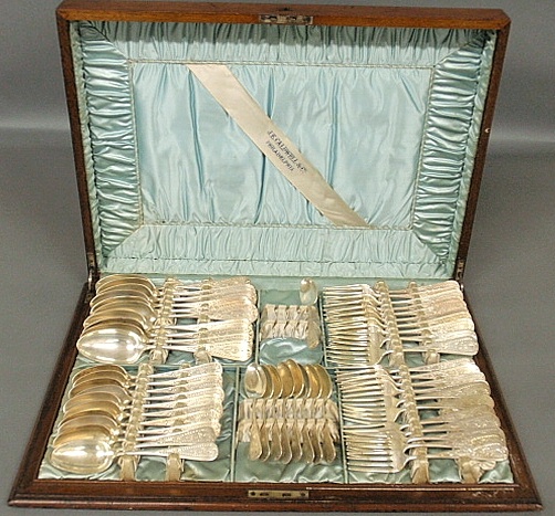 Appraisal: - Sterling silver flatware service J E Caldwell Co with