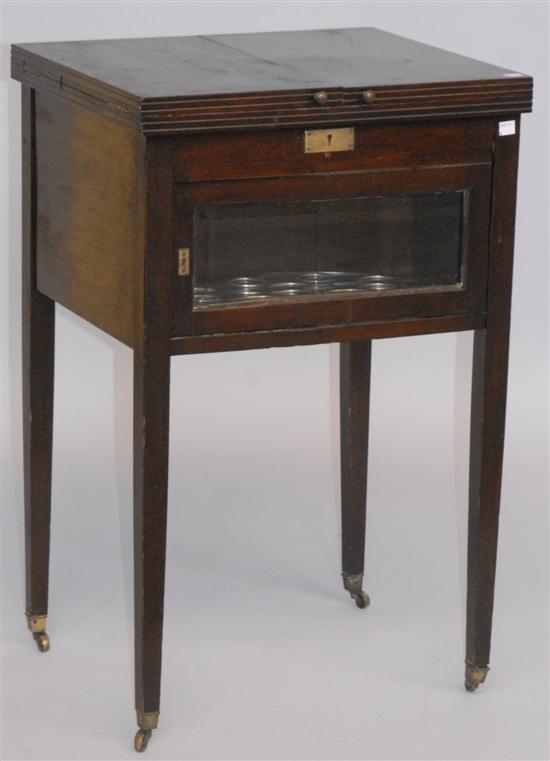 Appraisal: TURN OF THE CENTURY LEATHER TOP MAHOGANY DOUBLE PEDESTAL DESK