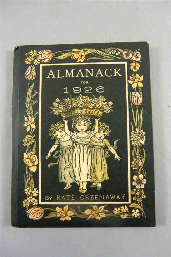 Appraisal: GREENAWAY K illus ALMANACK FOR litho colour pages Frederick Warne