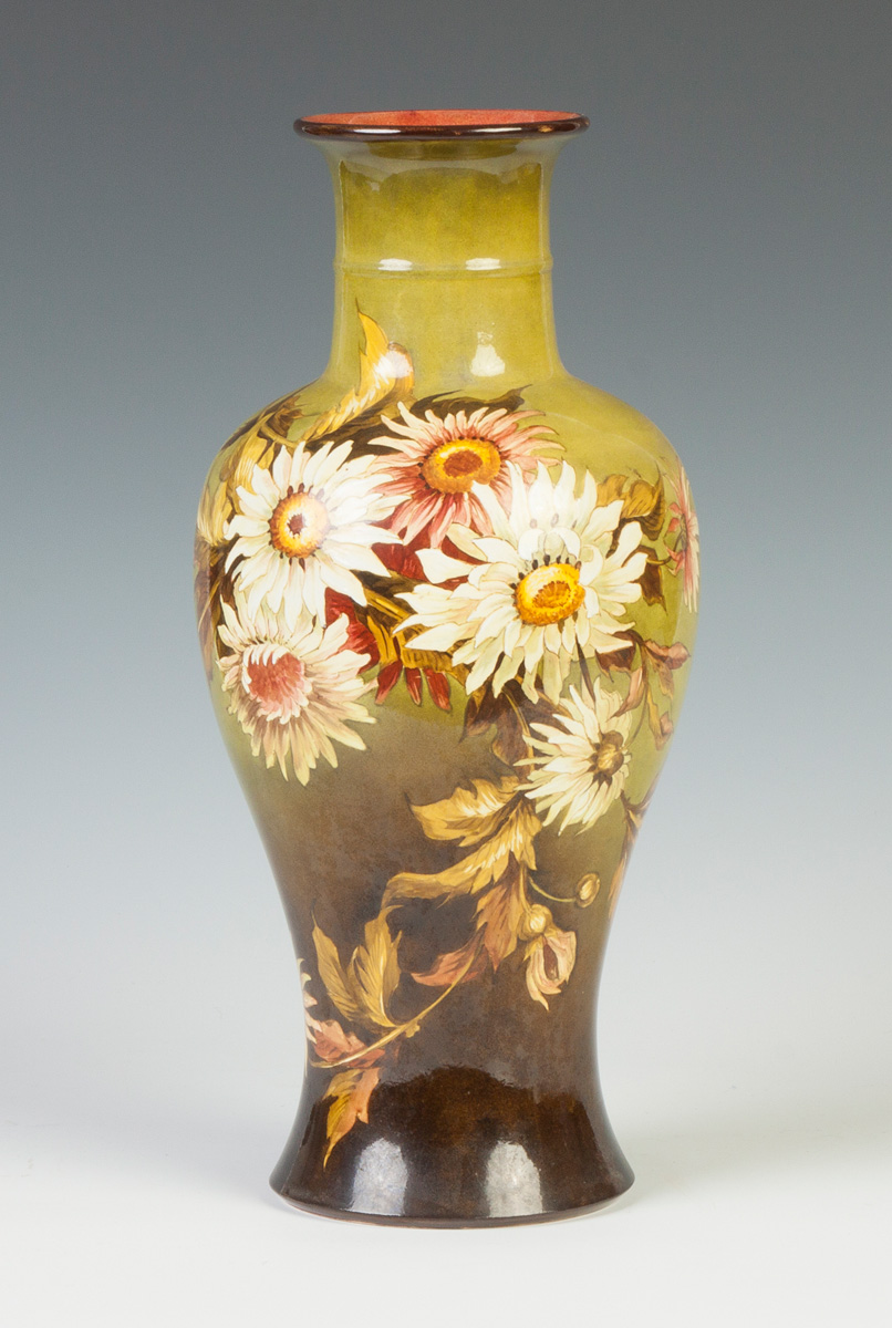 Appraisal: Royal Doulton Hand Painted Floral Vase