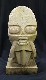 Appraisal: Twentieth Century Australian School Untitled stone figure signed and inscribed