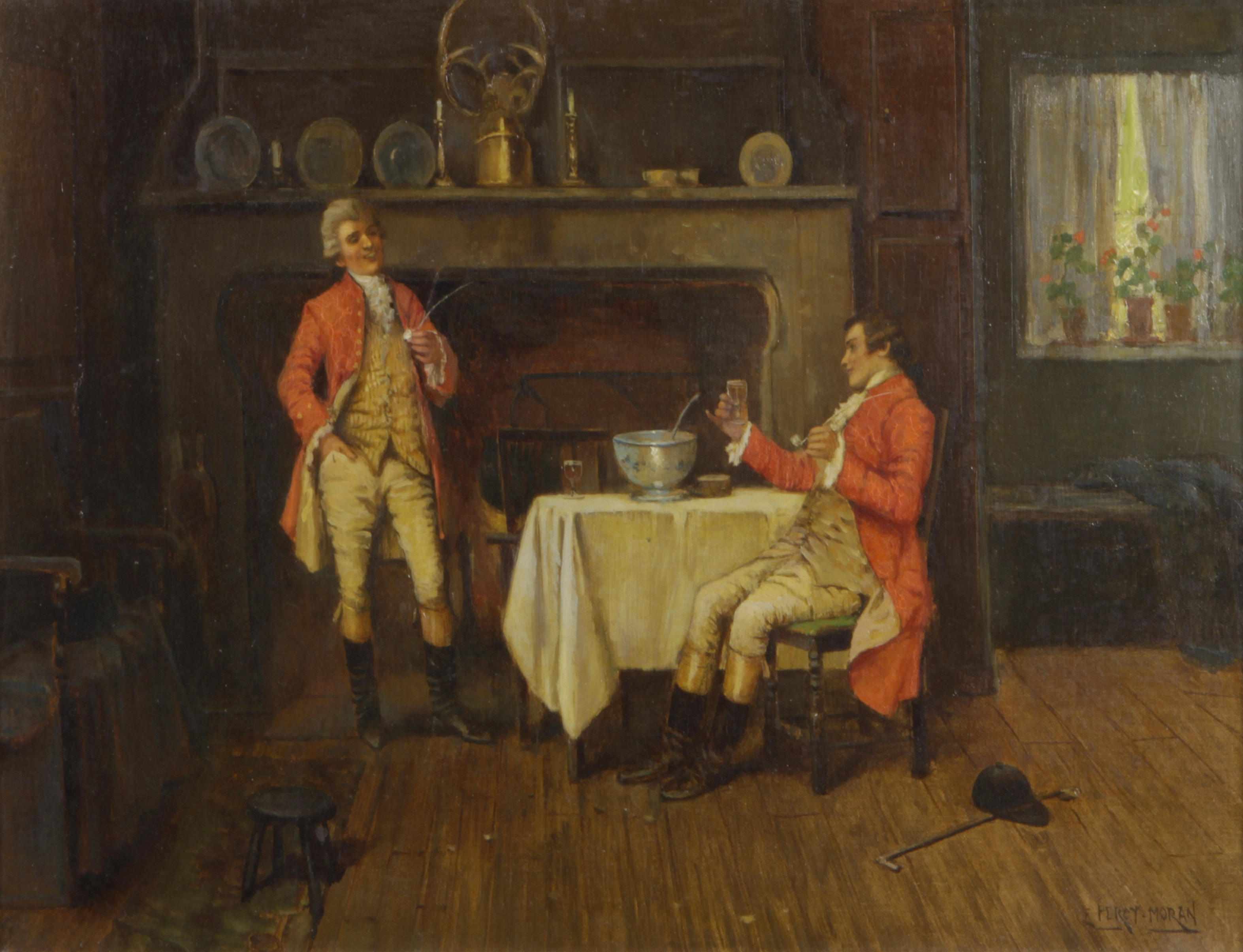 Appraisal: Edward Percy Moran American - After the hunt signed 'E