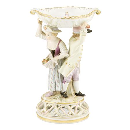 Appraisal: Meissen Porcelain Figural Centerpiece Estimate -