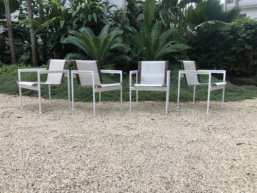 Appraisal: Knoll - RICHARD SCHULTZ COLLECTION Chairs Knoll - RICHARD SCHULTZ