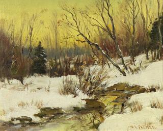 Appraisal: Painting Walter Launt Palmer Walter Launt Palmer American - Winter