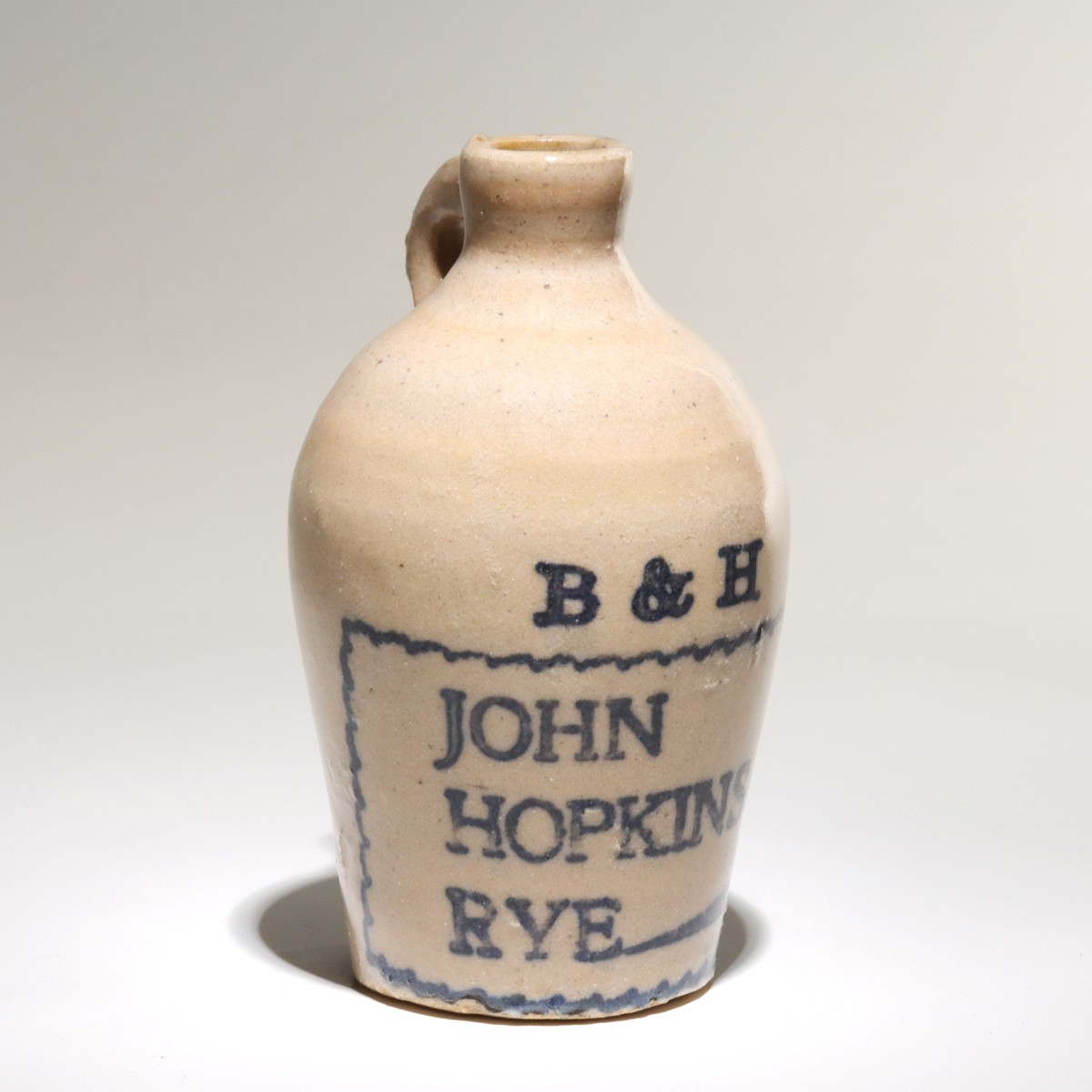 Appraisal: JOHN HOPKINS RYE WHISKEY B H MINI JUG