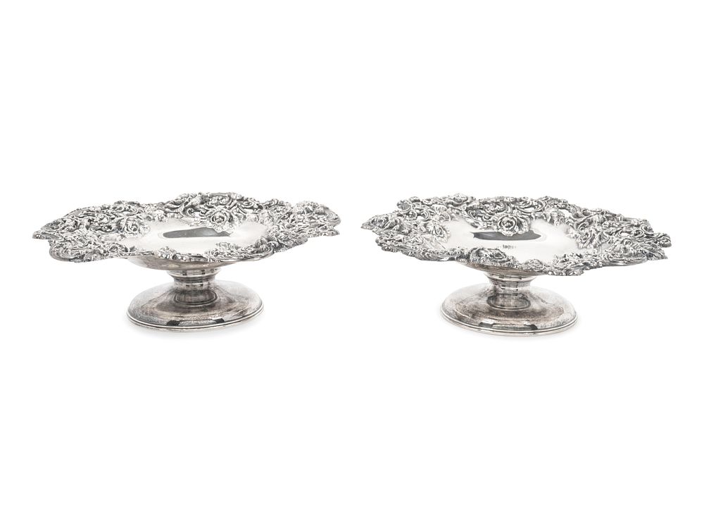 Appraisal: A Pair of American Silver BowlsHeight x diameter inches A