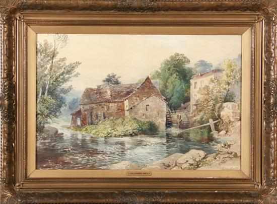 Appraisal: William Collingwood-Smith British - MILL SCENE watercolor framed signed lower