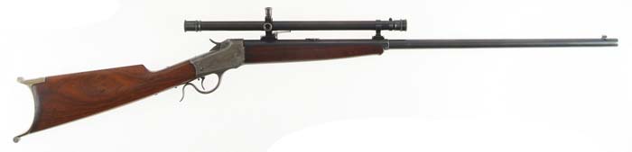 Appraisal: SPECIAL ORDER WINCHESTER LOW WALL SINGLE SHOT RIFLE Cal WCF