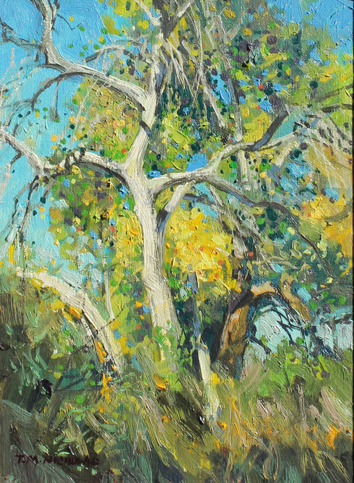 Appraisal: NICHOLAS T M American ''In the Thicket'' Oil Canvas ''