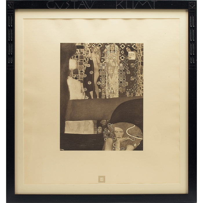 Appraisal: Gustav Klimt Austrian - from the first edition portfolio ''Untitled