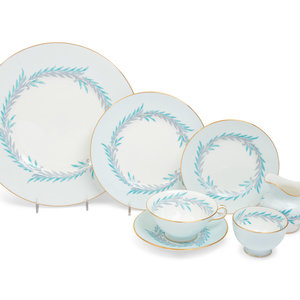 Appraisal: A Minton Porcelain Dinner Service Malta pattern comprising dinner plates