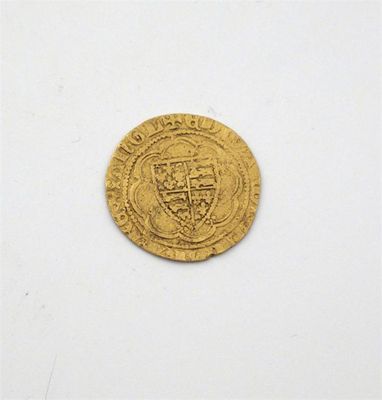 Appraisal: Edward III - gold Quarter-Noble Treaty Period - London Mint