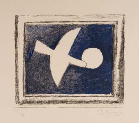 Appraisal: GEORGES BRAQUE Astre et Oiseau I Color lithograph on Arches