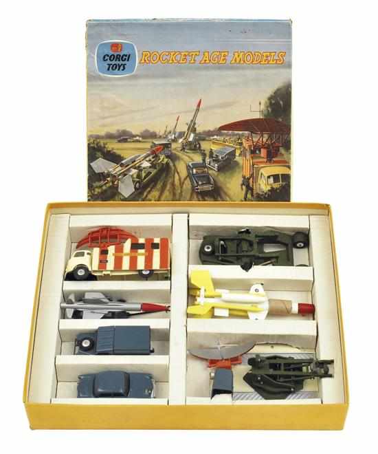 Appraisal: CORGI MAJOR ROCKET AGE MODELS SET NO including Bristol Bloodhound