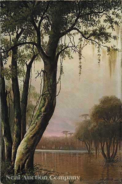 Appraisal: Joseph Rusling Meeker American Missouri - Cypress on the Bayou