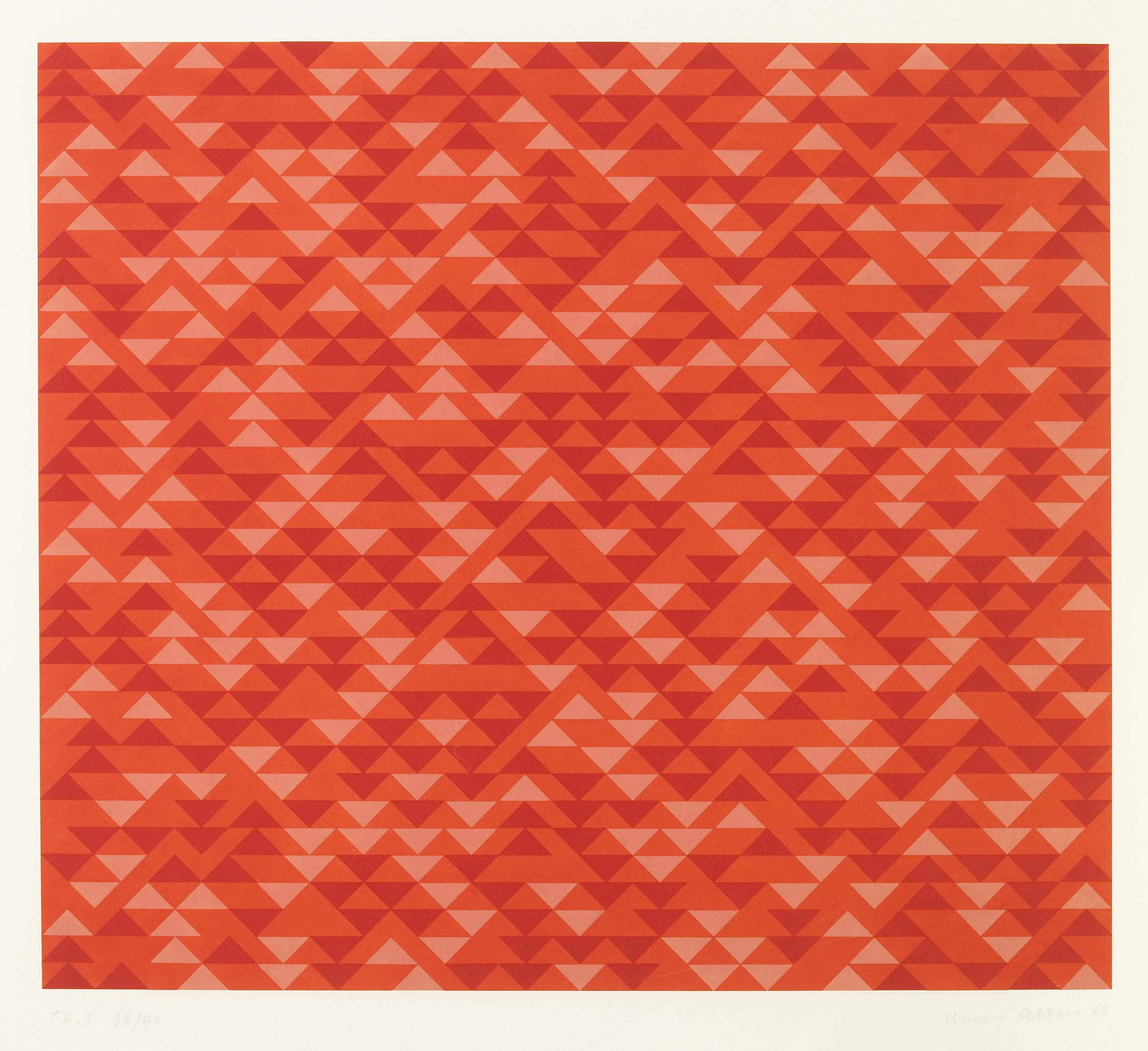 Appraisal: Anni Albers German - TR I TR II G Lithographs