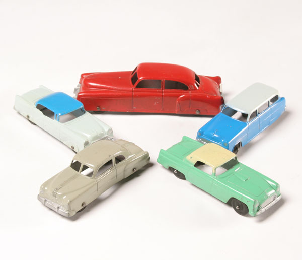 Appraisal: Lot of Tootsie Toy cars Olds Ford wagon Pontiac sedan