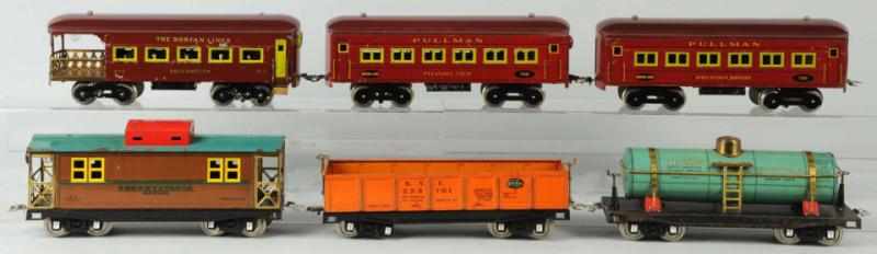 Appraisal: Lot of Dorfan Passenger Freight Train Cars Standard gauge Cars