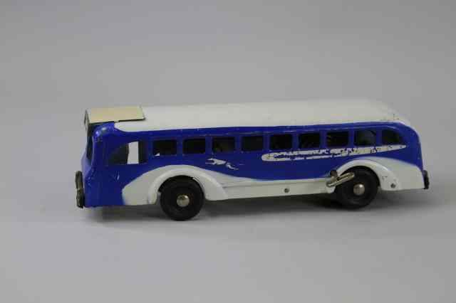 Appraisal: BUDDY 'L' GREYHOUND BUS Pressed steel popular blue and white