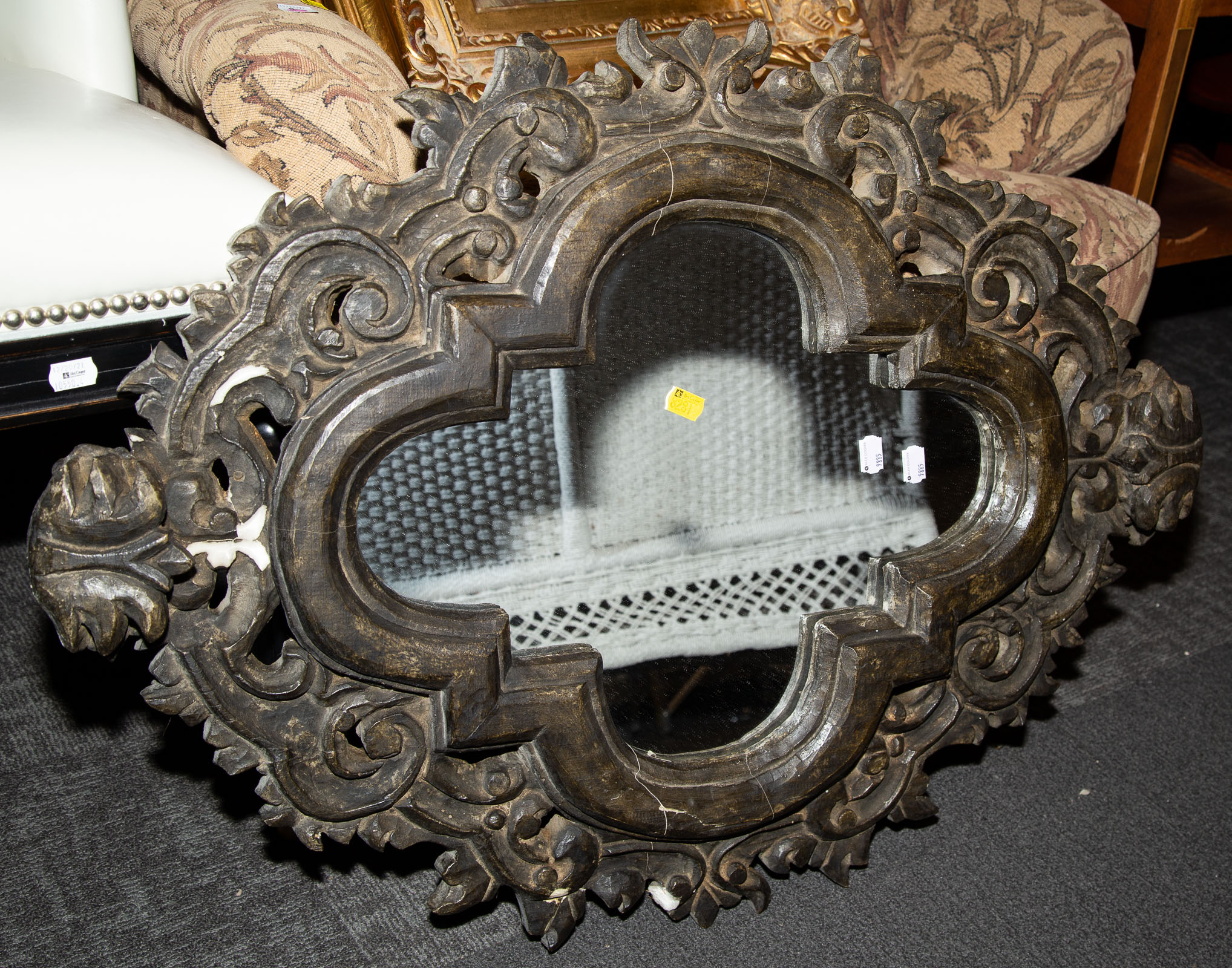 Appraisal: ROCOCO STYLE COMPOSITION MIRROR Modern approximately x in