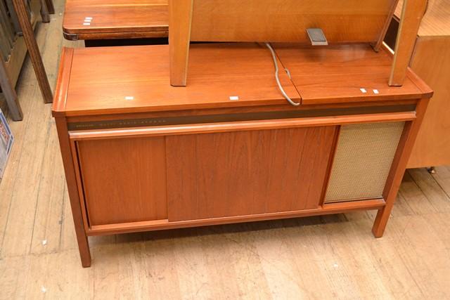 Appraisal: 'S TEAK FRAMED KRIESLER RADIOGRAM AND TURNTABLE