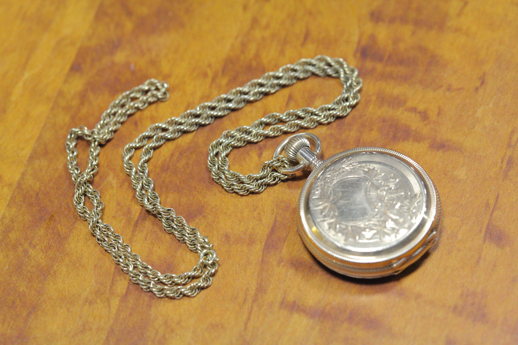 Appraisal: LADIES POCKET WATCH American late th century An Elgin yellow