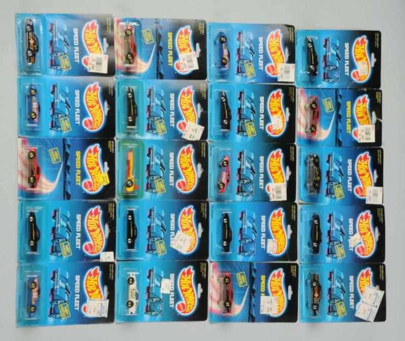 Appraisal: Lot of Mattel Hot Wheels Speed Fleet Vehicles Description Includes