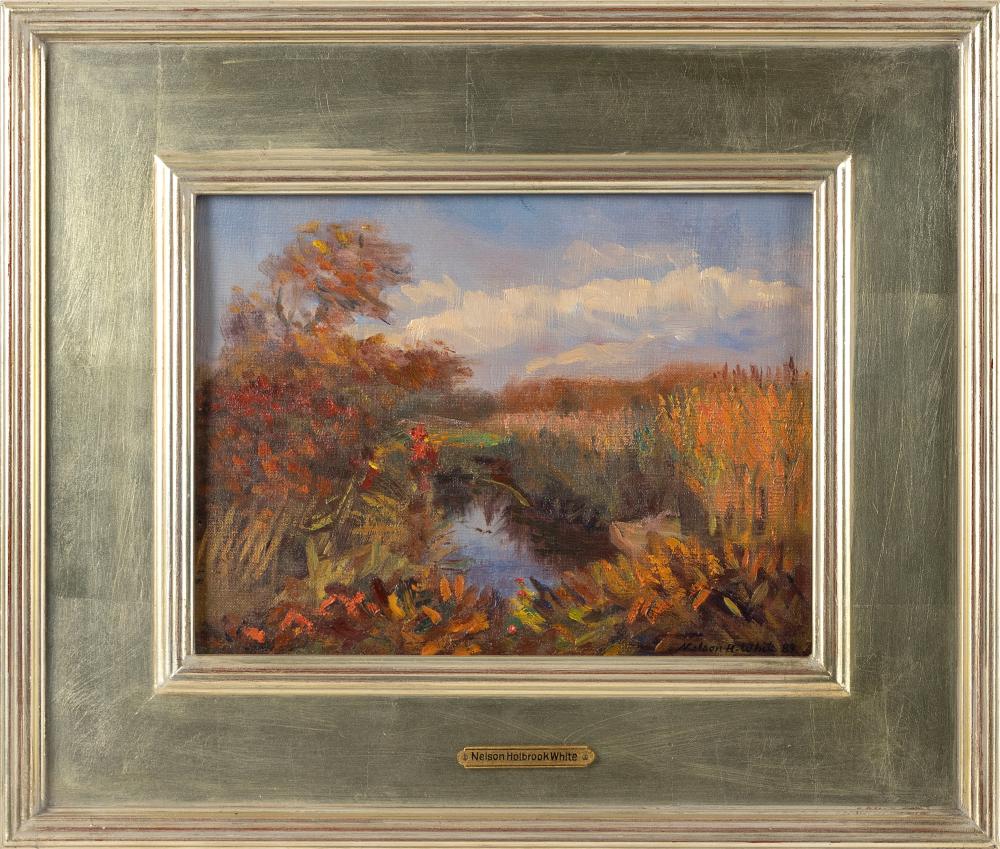 Appraisal: NELSON HOLBROOK WHITE CONNECTICUT B AUTUMN IN THE MARSH OIL