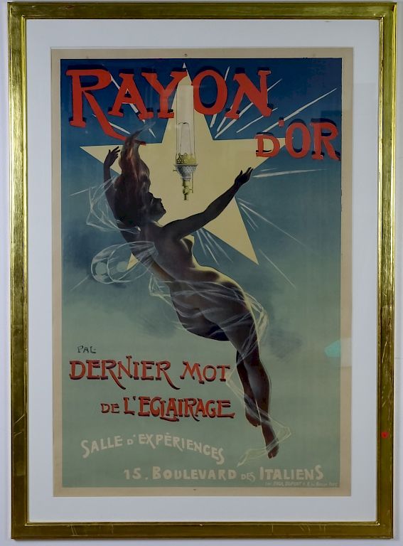 Appraisal: French Rayon D'Or Pal Jean de Paleologue Poster Vintage original