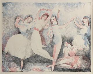 Appraisal: Marie Laurencin - Les Fetes de la Danse lithograph Marchessau