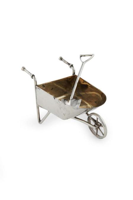 Appraisal: A novelty wheelbarrow salt Links of London of simple form