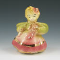 Appraisal: Hull Novelty little girl planter with gold trim Marked USA