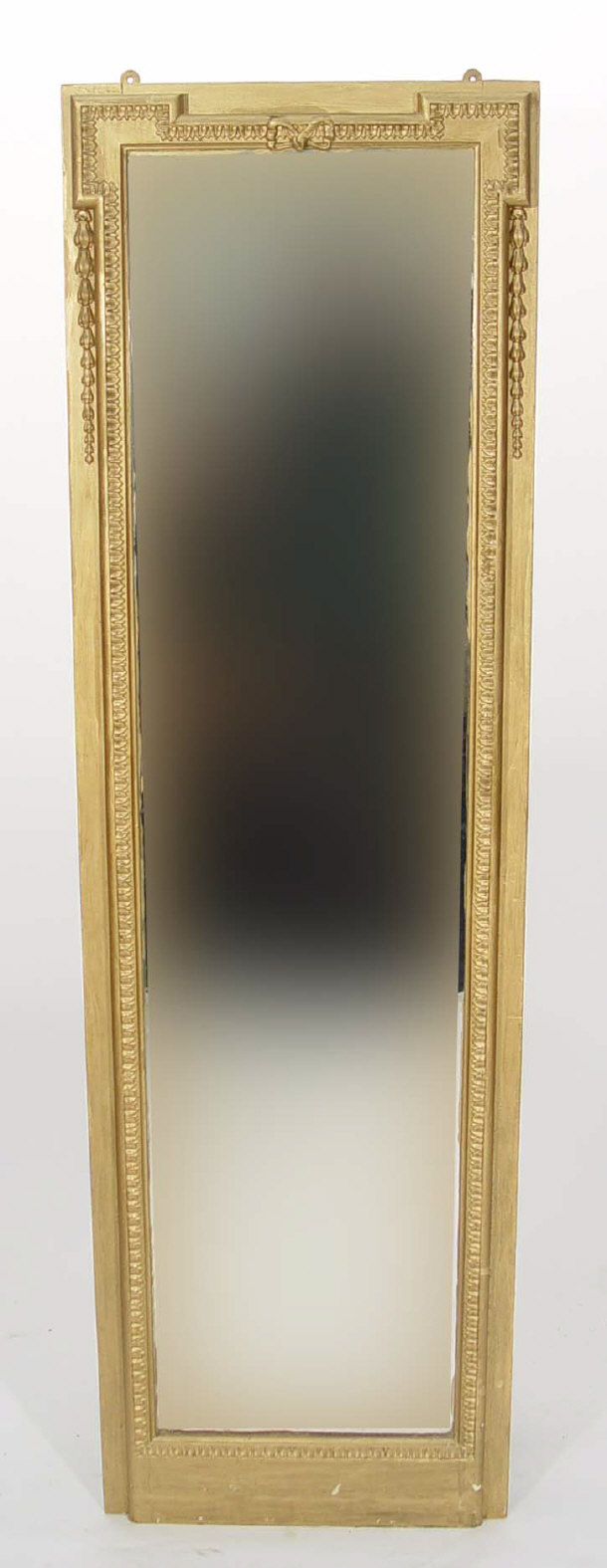 Appraisal: Edwardian gilt framed rectangular dressing mirror with bow mouldings cm