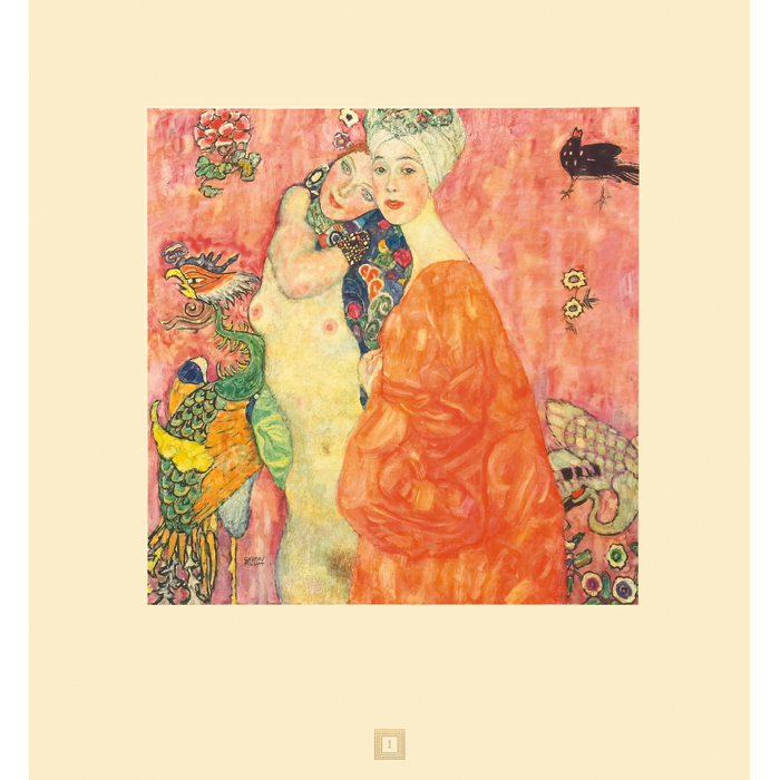 Appraisal: Gustav Klimt Austrian - ''Girlfriends '' collotype No signed in