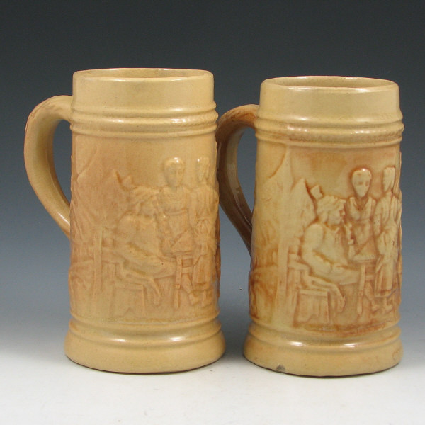 Appraisal: Hull Early Stoneware Steins Two Two Hull Early Stoneware steins