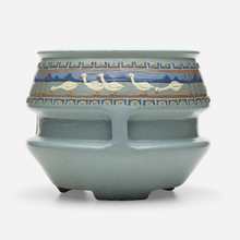 Appraisal: Frederick Hurten Rhead for Roseville Pottery JARDINI RE WITH GEESE