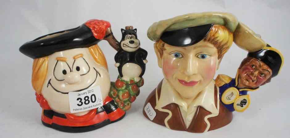 Appraisal: Royal Doulton Small Character Jugs Minnie the Minx D and